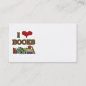 Ik houd van Boeken Visitekaartje (Achterkant)