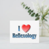 Ik houd van Briefkaart Reflexology (Staand voorkant)