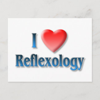 Ik houd van Briefkaart Reflexology