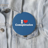 IK HOUD VAN CONSPIRACIES - .png Ronde Button 4,0 Cm (In situ)