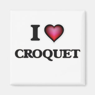 Ik houd van Croquet Magneet