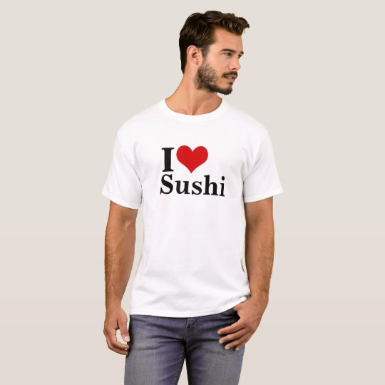Ik houd van de BasisT-shirt van het Mannen van T Shirt