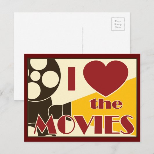 Ik houd van de Films Briefkaart (Voorkant / Achterkant)