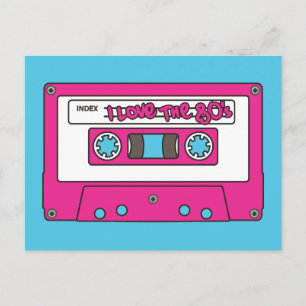 Ik houd van de jaren '80 briefkaart