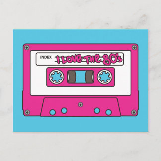 Ik houd van de jaren '80 briefkaart