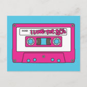 Ik houd van de jaren '80 briefkaart (Voorkant)