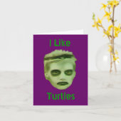 Ik houd van de Kaart van het Kind van de Zombie (Gele Bloem)