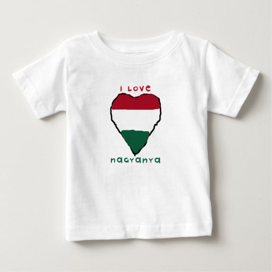 Ik houd van de T-shirt van het Baby Nagyanya (Voorkant)