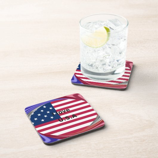 IK HOUD VAN DE VS BIER ONDERZETTER (Rechterzijde)