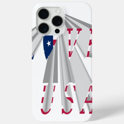 IK HOUD VAN DE VS Case-Mate iPhone CASE (Achterkant)