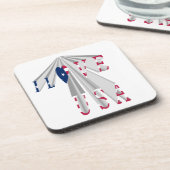 IK HOUD VAN DE VS DRANKJES ONDERZETTER (Linkerzijde)