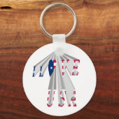 IK HOUD VAN DE VS SLEUTELHANGER (Voorkant)