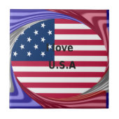 IK HOUD VAN DE VS TEGELTJE (Voorkant)