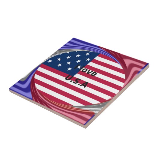 IK HOUD VAN DE VS TEGELTJE (Zijkant)