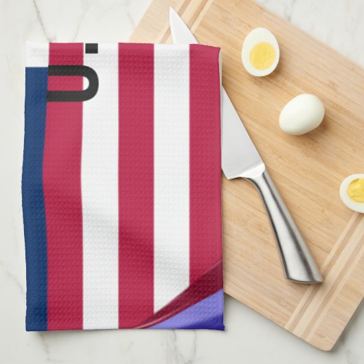 IK HOUD VAN DE VS THEEDOEK (Quarter Fold)