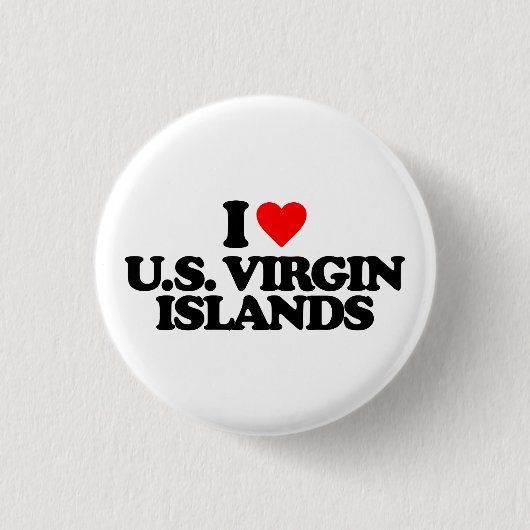 IK HOUD VAN DE VS VIRGIN-EILANDEN RONDE BUTTON 3,2 CM (Voorkant)