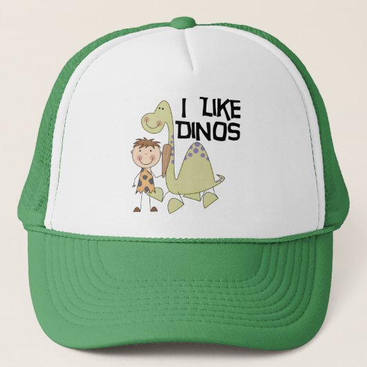 Ik houd van Dinos - de T-shirts en de Giften van Trucker Pet (Voorkant)