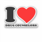 IK HOUD VAN DRUGCONTANTEN STICKER (Voorkant)