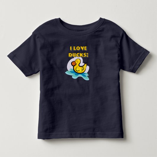 Ik houd van Eenden Kinder Shirts (Voorkant)