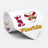 Ik houd van Florida Stropdas (Opgerold)
