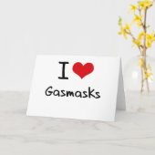 Ik houd van Gasmasks Kaart (Gele Bloem)