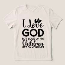 Ik houd van God, maar sommige van zijn kinderen ko