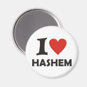 Ik houd van Hashem Magneet (Voorkant / Achterkant)