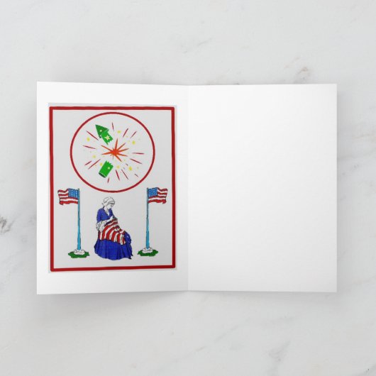 IK HOUD VAN HET VIERDE VAN 2 JULI KAART (Binnen)