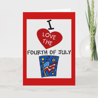 IK HOUD VAN HET VIERDE VAN 2 JULI KAART