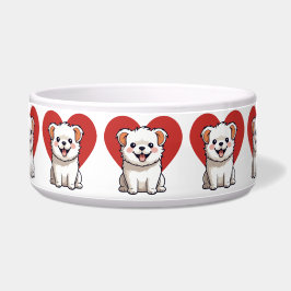 Ik houd van honden voerbakje