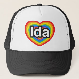 Ik houd van Ida. Ik houd van u Ida. Hart Trucker Pet
