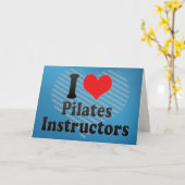 Ik houd van Instructeurs Pilates Kaart (Gele Bloem)