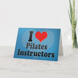 Ik houd van Instructeurs Pilates Kaart