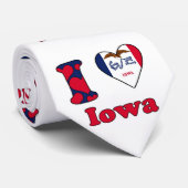Ik houd van Iowa Stropdas (Opgerold)