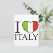Ik houd van Italië Briefkaart (Staand voorkant)