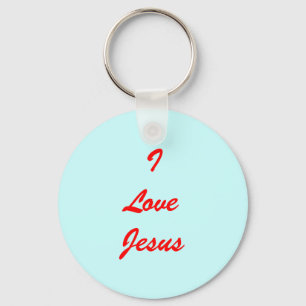 Ik houd van Jesus Sleutelhanger