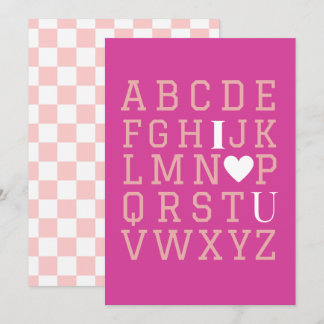 ik houd van jou kaart | valentijnskaart