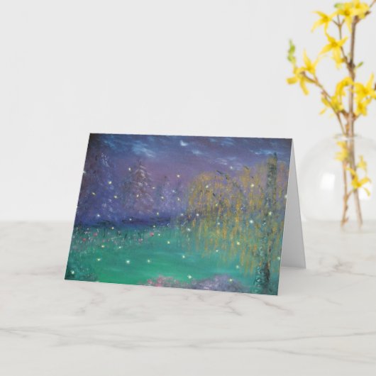 Ik houd van Kaart You~FireFly (Gele Bloem)