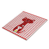 Ik houd van Katten Tegeltje (Zijkant)