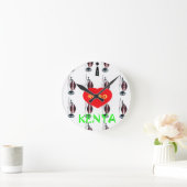 Ik houd van Kenia XOXO Ronde Klok (Huis)