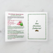 Ik houd van Kerstman Feestdagen Kaart (Binnen)