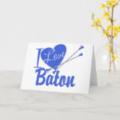 Ik houd van Knuppel Kaart (Gele Bloem)