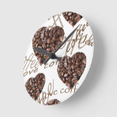 Ik houd van Koffie!! Ronde Klok (Hoek)