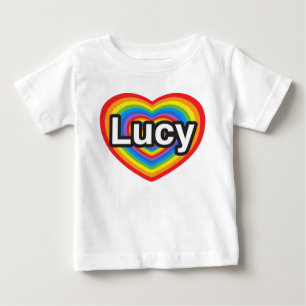 Ik houd van Lucy. Ik houd van u Lucy. Hart