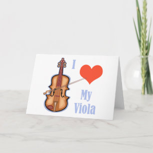 Ik houd van Mijn Altviool Kaart
