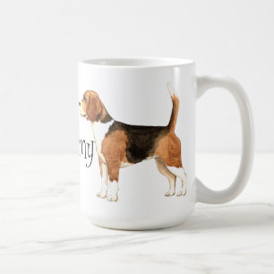Ik houd van mijn beagle koffiemok