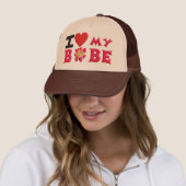 Ik houd van Mijn Bobe Trucker Pet (In situ)