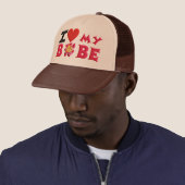 Ik houd van Mijn Bobe Trucker Pet (In situ)