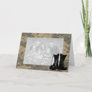 Ik houd van Mijn Camouflage van de Foto van de Kaart