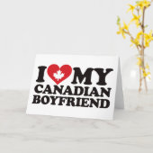 Ik houd van Mijn Canadese Vriend Kaart (Gele Bloem)